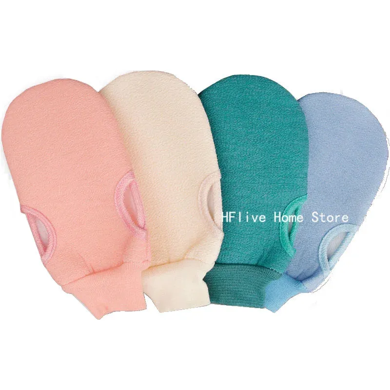 1 Piece Exfoliating Bath Gloves for Peeling and Dead Skin Removal  Body Scrub Mitt, Shower Cleaning Brush Towel, and SPA Foam Massage Glove