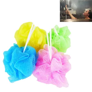 2 Exfoliating Mesh Sponge Bath Stimulating Shower Cleansing Loofah Body Scrubber