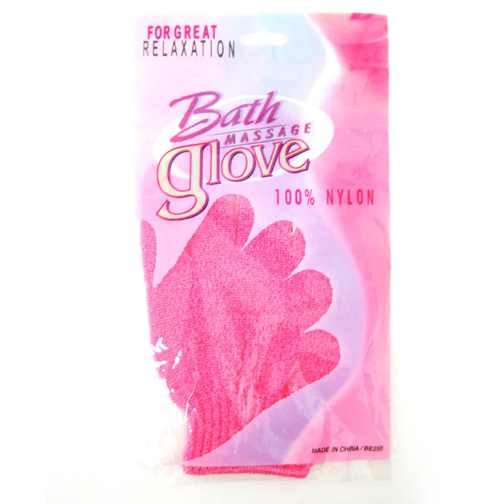 4 Exfoliating Gloves Double Sided Beauty Spa Massage Skin Shower Body Scrubber