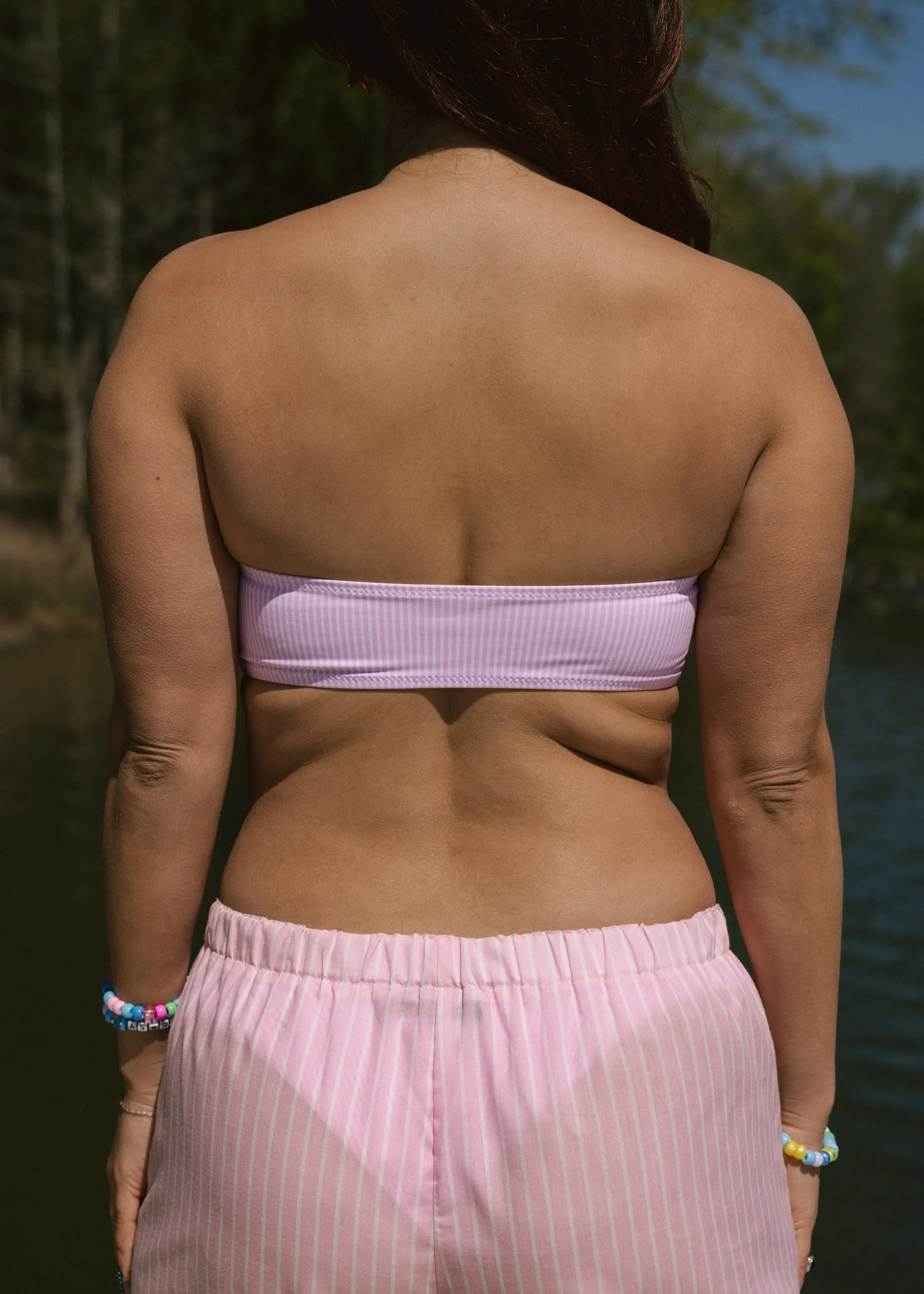 Annie Pink Bandeau Top