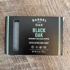 Barrel and Oak Exfoliating Bar Soap - Black Oak