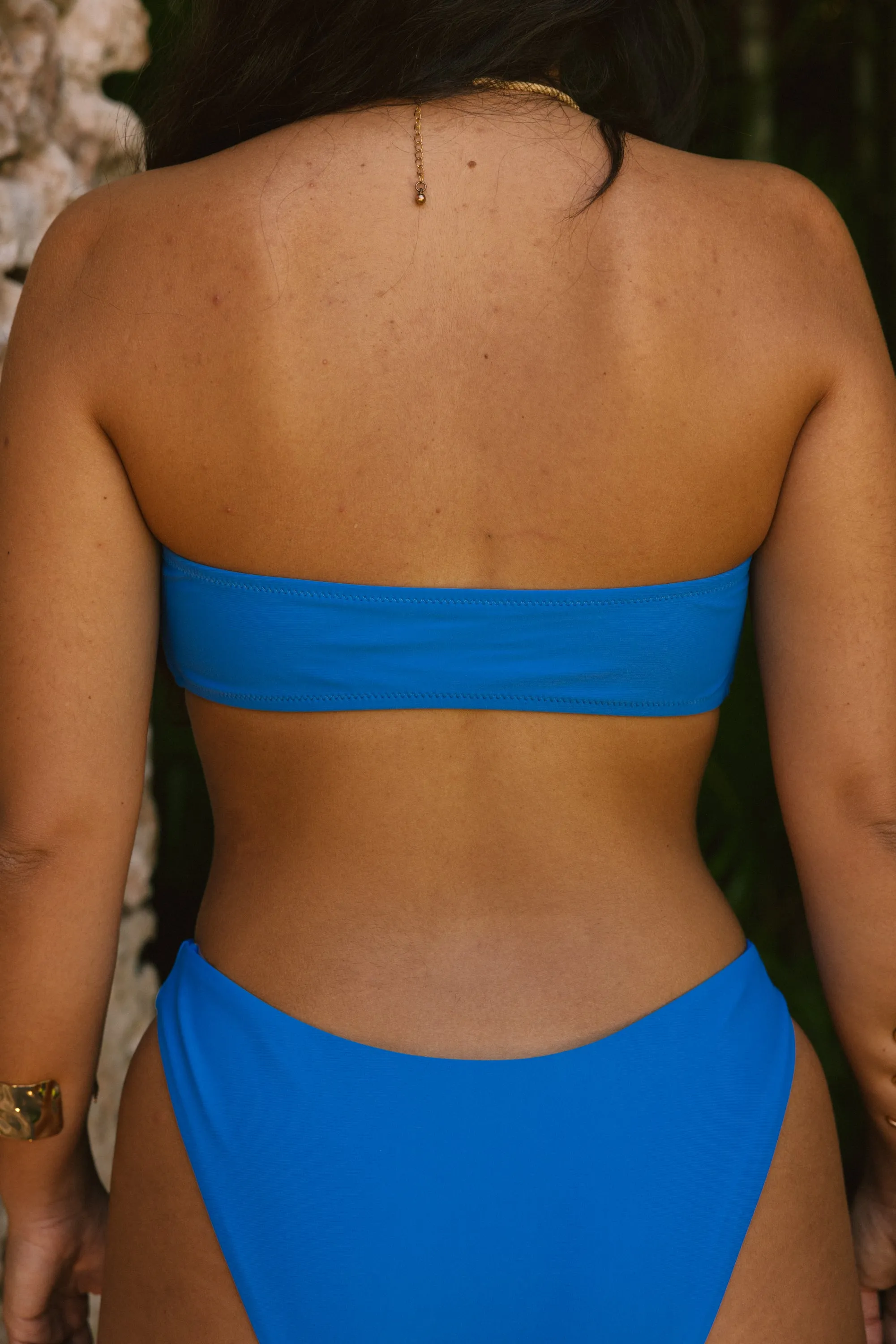 Blue Lagoon Bandeau Top