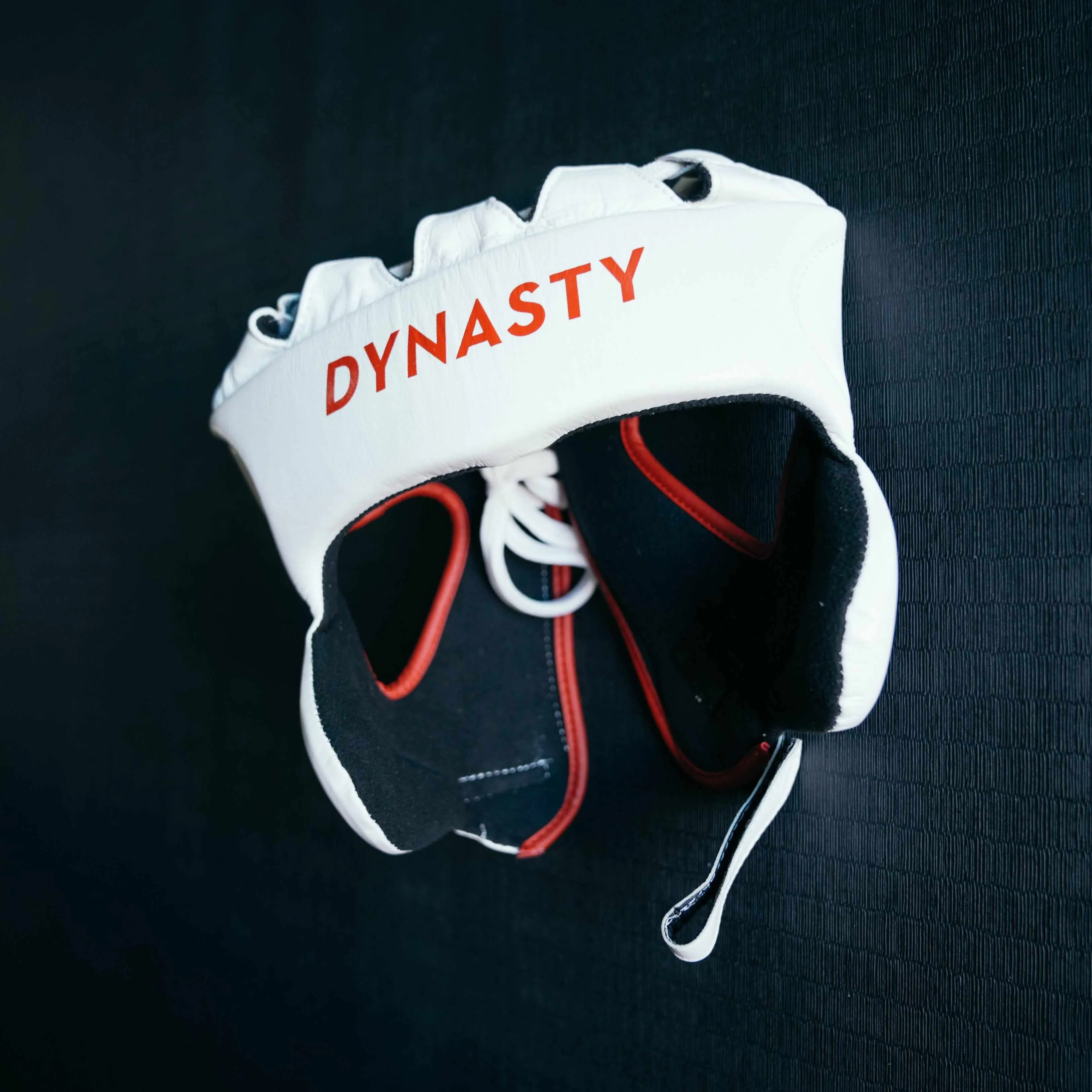 Dynasty Ultralight Pro MMA Headgear (White / Red)