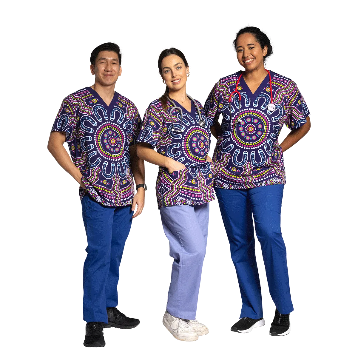 Healing - Unisex Scrubs Top