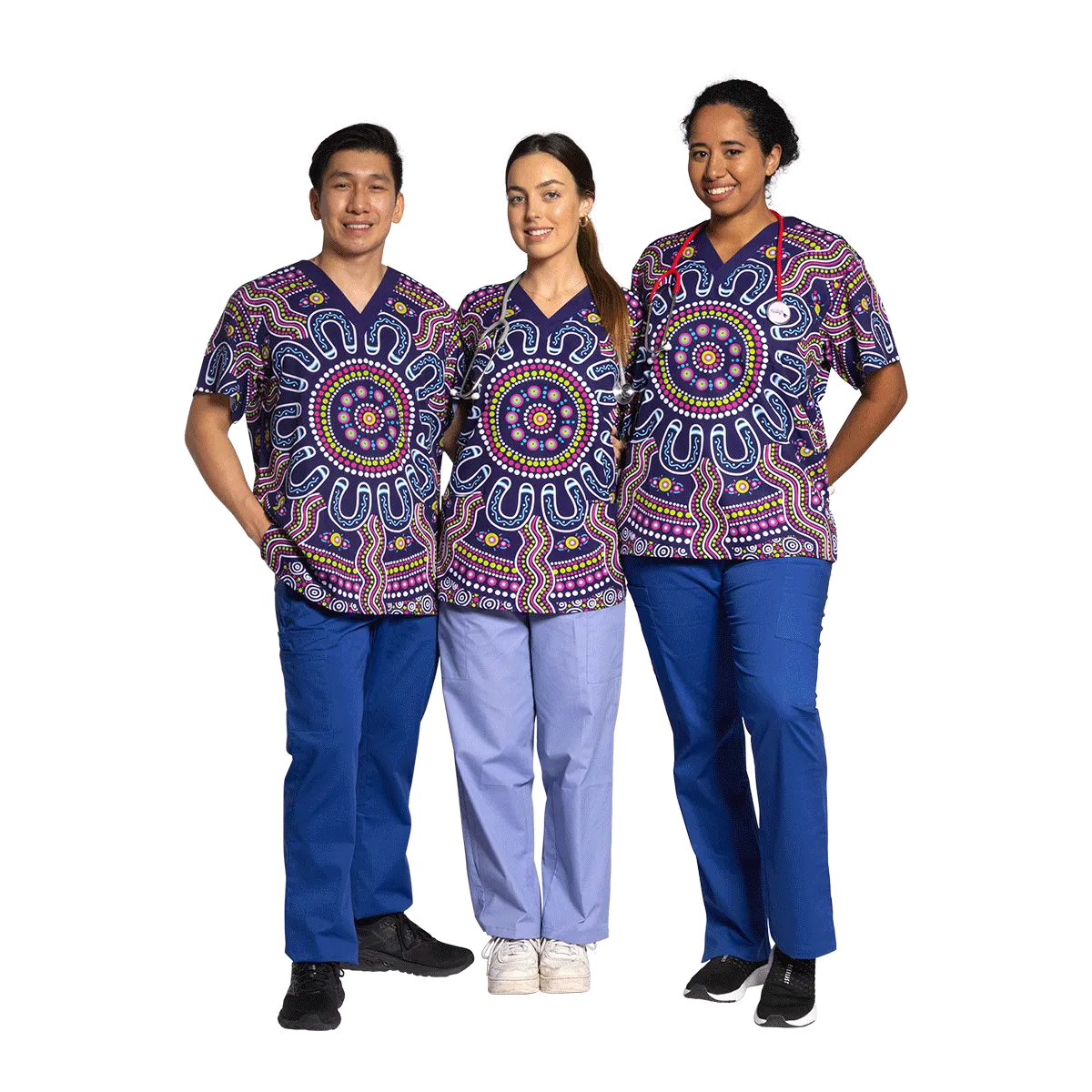 Healing - Unisex Scrubs Top