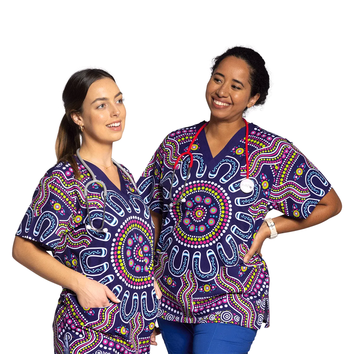 Healing - Unisex Scrubs Top