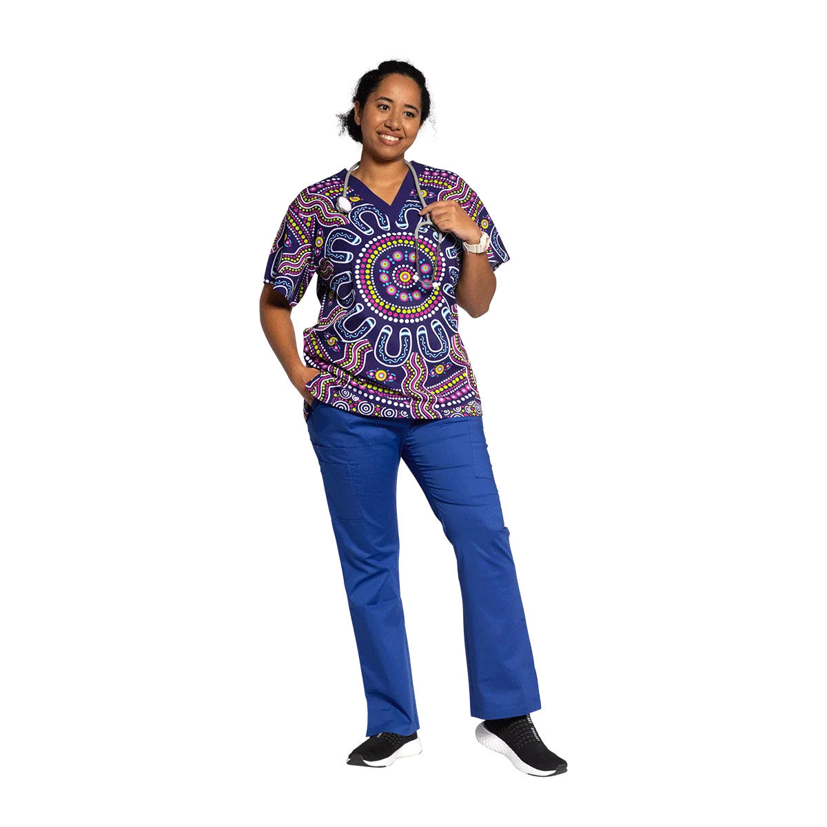 Healing - Unisex Scrubs Top