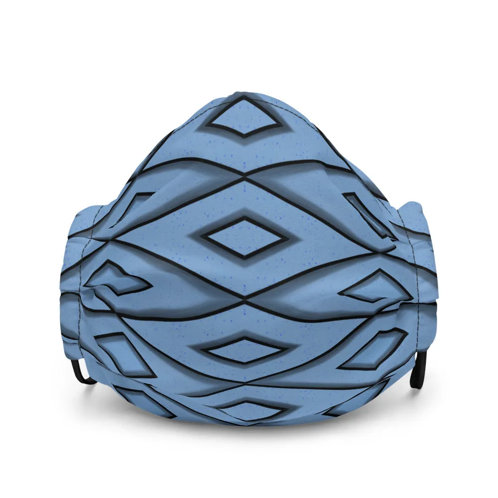 Limited Rough Diamond Blue Premium face mask