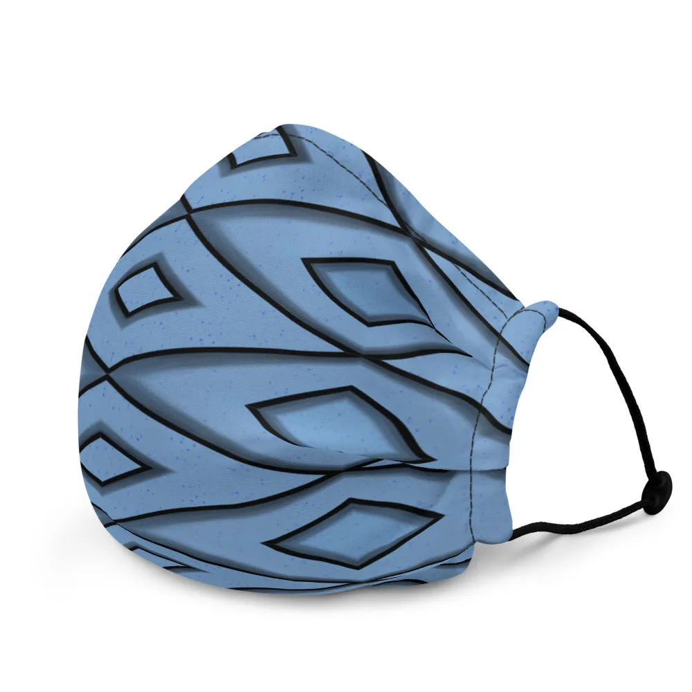 Limited Rough Diamond Blue Premium face mask