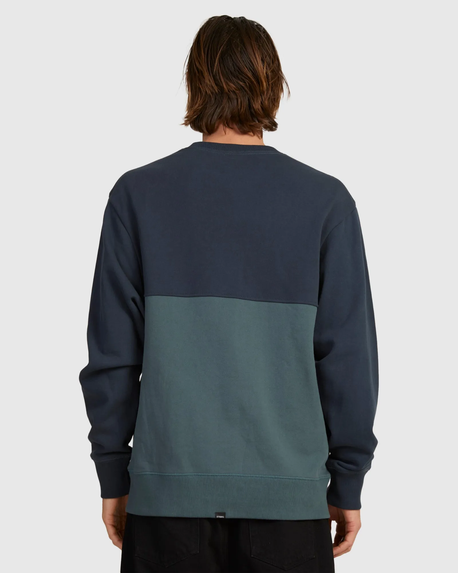 MENS KNOWLEDGE OVERSIZED PANEL CREW