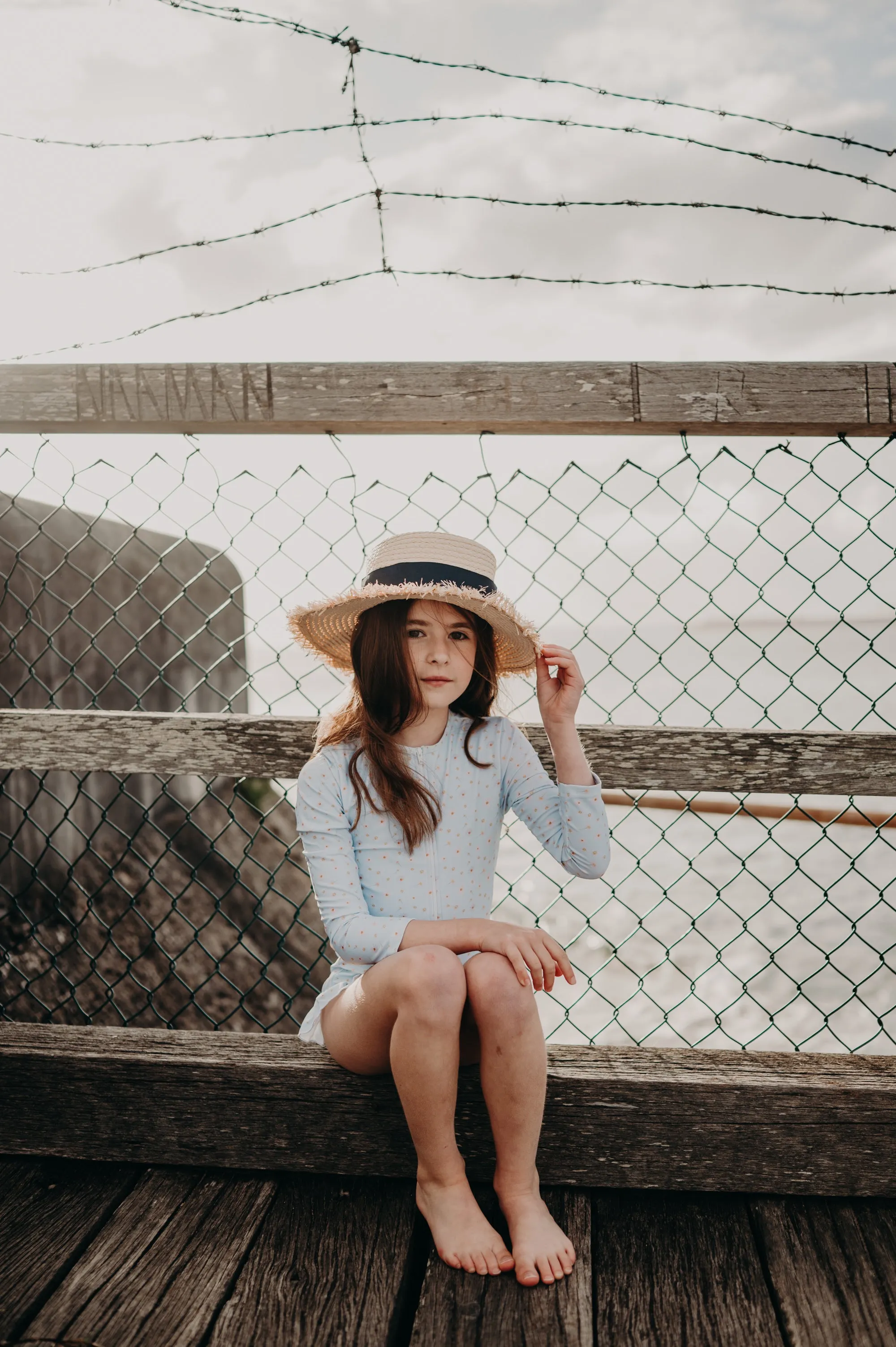 "Sophia" in Blue Daisy