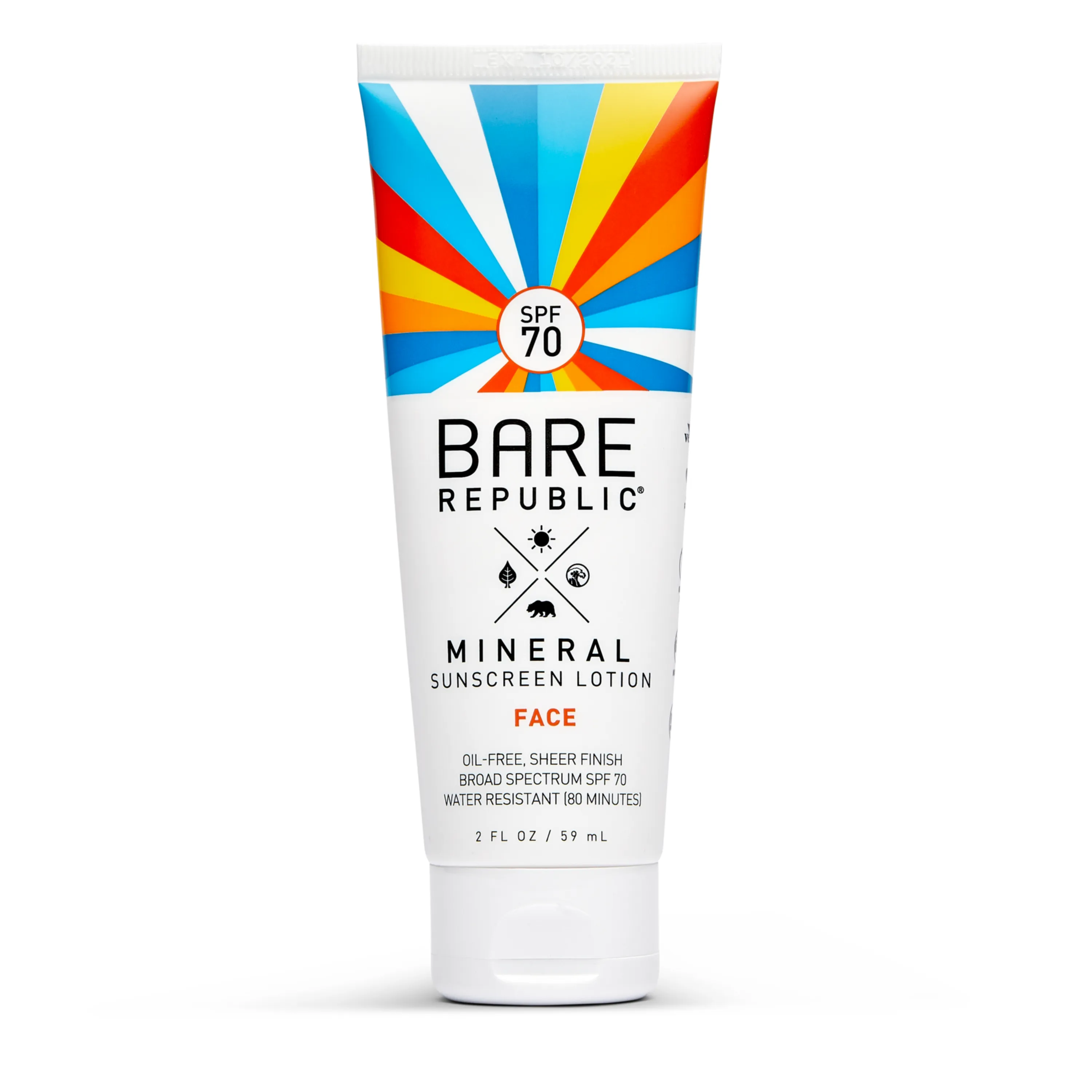 Sheer Mineral Face Sunscreen Lotion - SPF 70