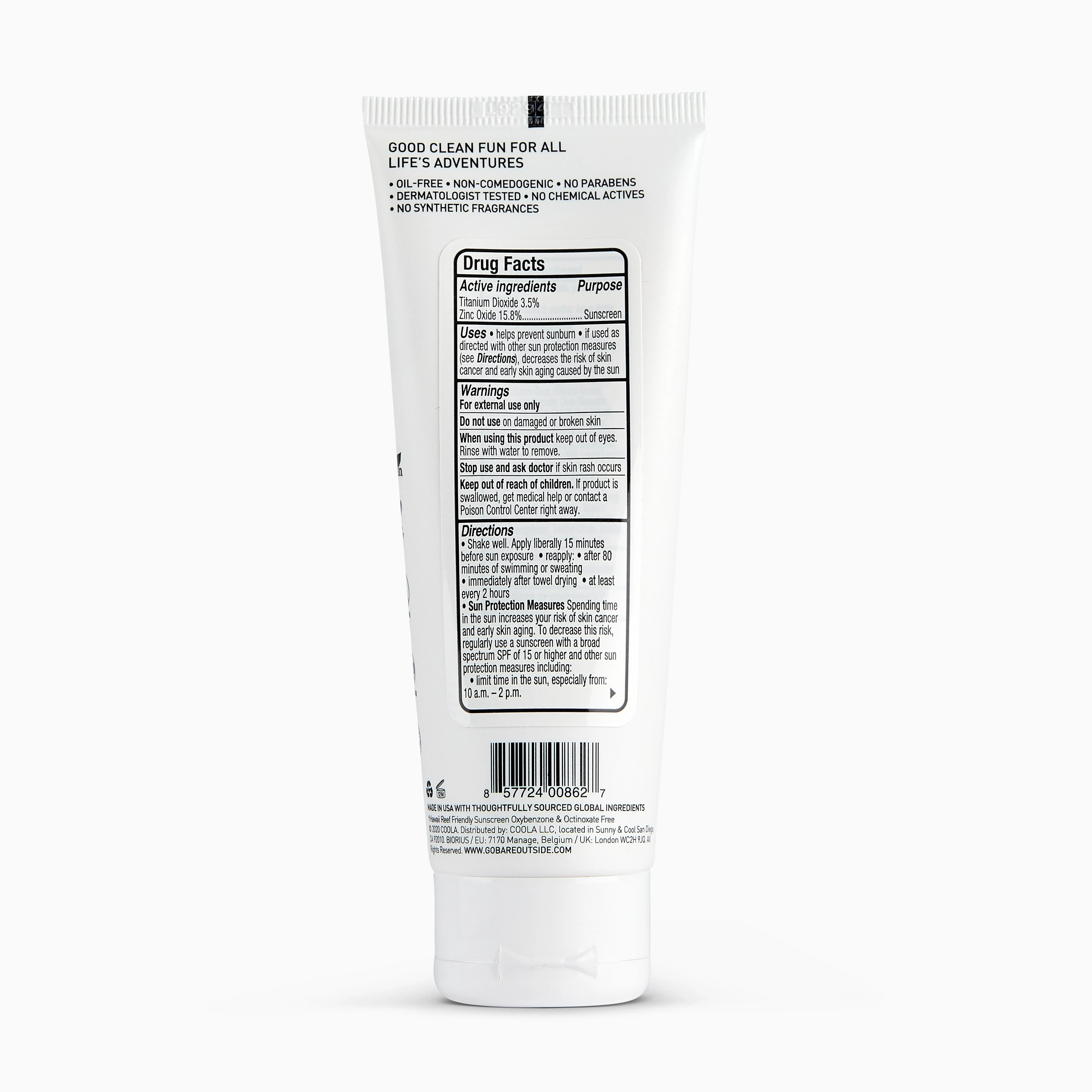 Sheer Mineral Face Sunscreen Lotion - SPF 70