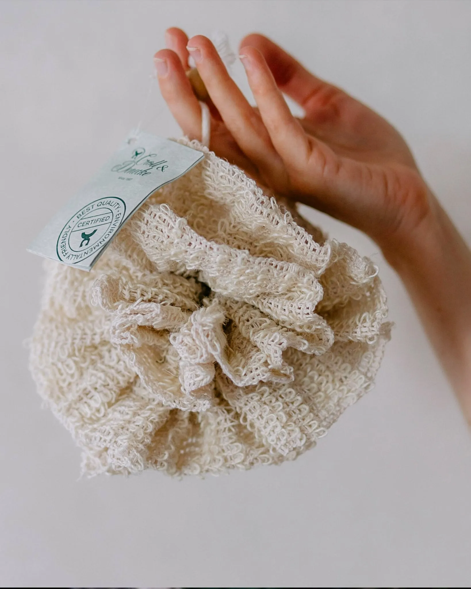 Sisal Flower Puff <br> Croll & Denecke