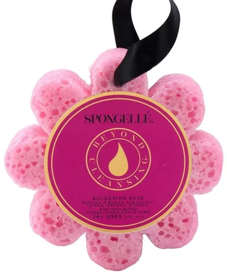 Spongelle Wild Flower Bulgarian Rose Body Wash Infused Buffer