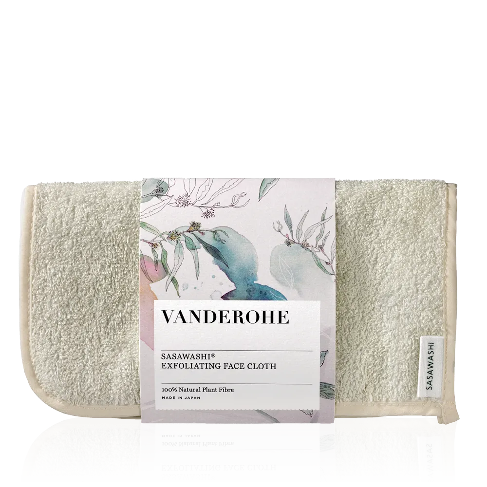 VANDEROHE Sasawashi Exfoliating Face Cloth